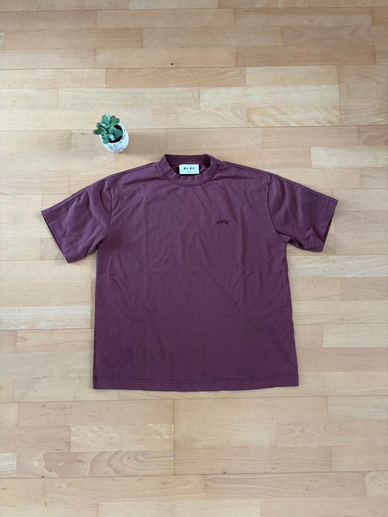 OLAF Effen T-shirt Rood M, Ophalen of Verzenden, Maat 48/50 (M), Rood