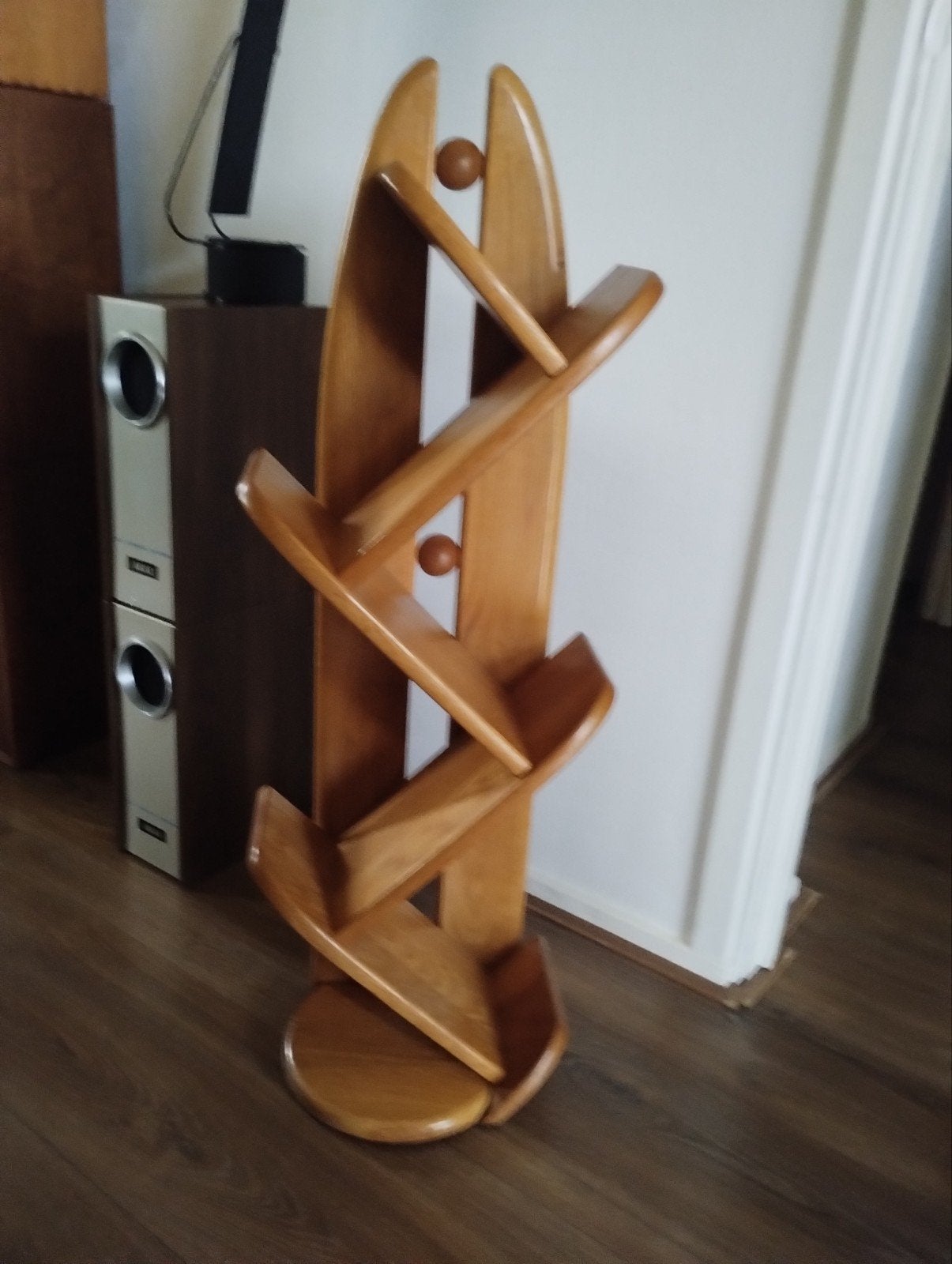Eikenhouten boom boekenkast, Ophalen, 25 tot 50 cm, 50 tot 100 cm