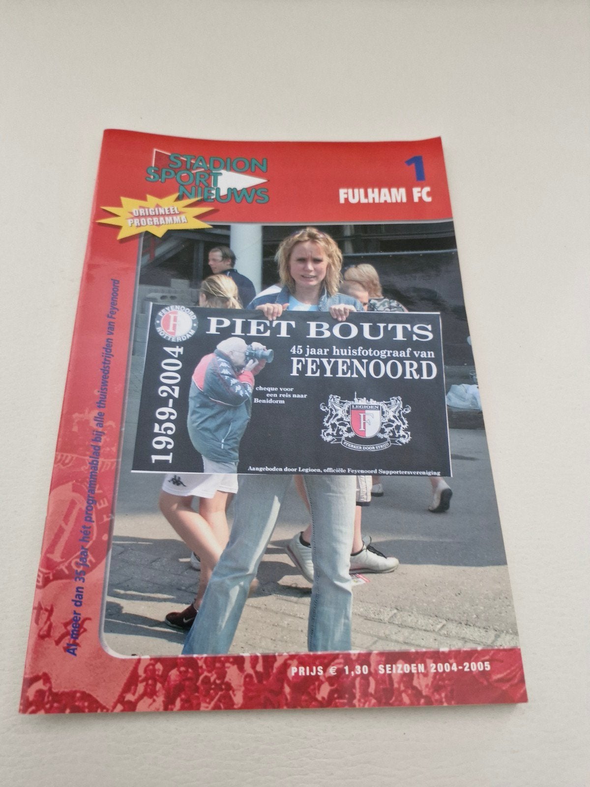 Stadion Sport Nieuws - Fulham FC - Feyenoord 2004-2005, Ophalen of Verzenden