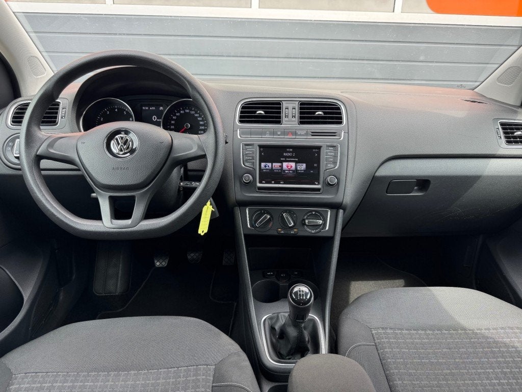 Volkswagen POLO COMF. LINE / Cruise control / Airco / Navi /, Euro 6, Wit, Origineel Nederlands, Bedrijf