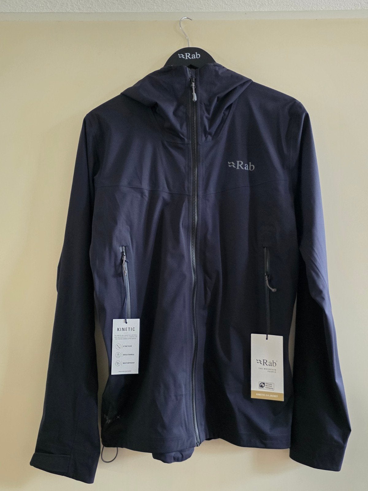 Rab Kinetic 2.0 Jacket - Nieuw met labels maat M, Overige kleuren, Maat 48/50 (M), Nieuw, Ophalen of Verzenden