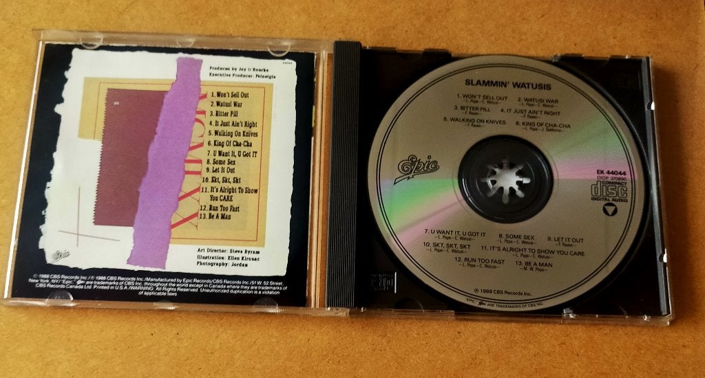 Slammin' Watusis CD 1988, Ophalen of Verzenden, Gebruikt, Poprock