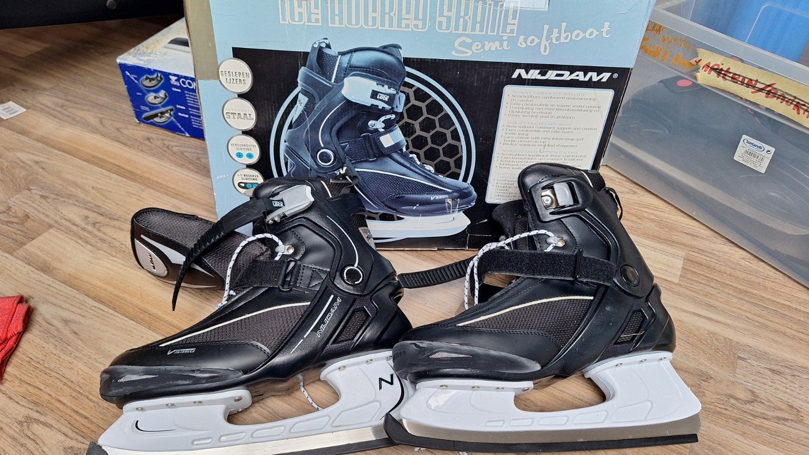 Nijdam ijshockeatsen - Semi softboot - Maat 43, Ophalen of Verzenden