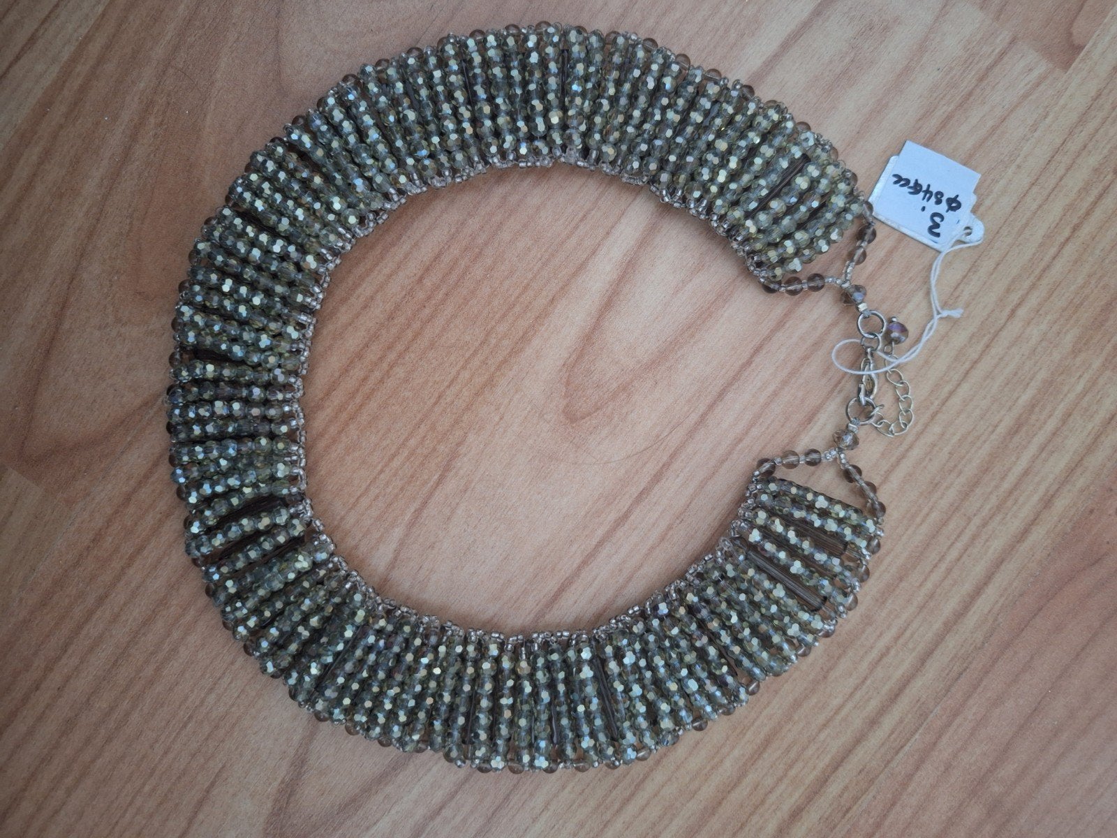 Nieuwe Halscollier met kralen - Elegant en Verstelbaar, Sieraden, Tassen en Uiterlijk, Kettingen, Overige materialen, Nieuw, Ophalen of Verzenden