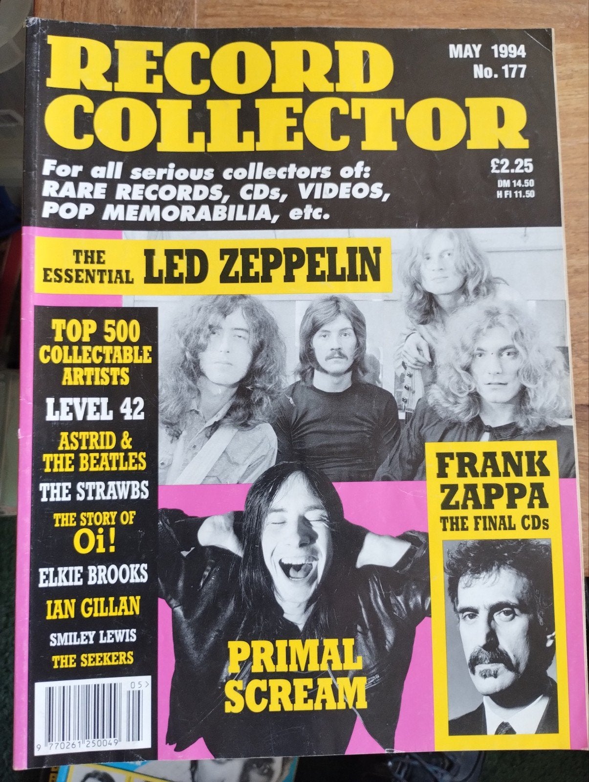 Record Collector Magazine Mei 1994 - Led Zeppelin, Zapp, Ophalen of Verzenden, Gelezen, Overige typen