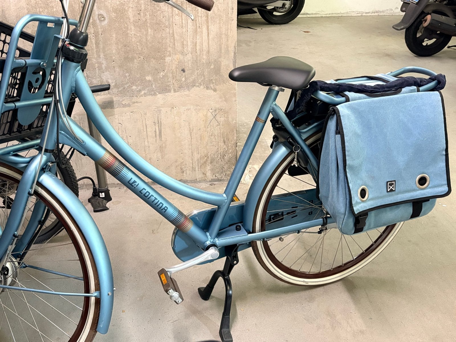 Cortina E-U4 D57 N7 elektrische stadsfiets met 7 versnelling, Ophalen, Gebruikt, Cortina, 50 km per accu of meer