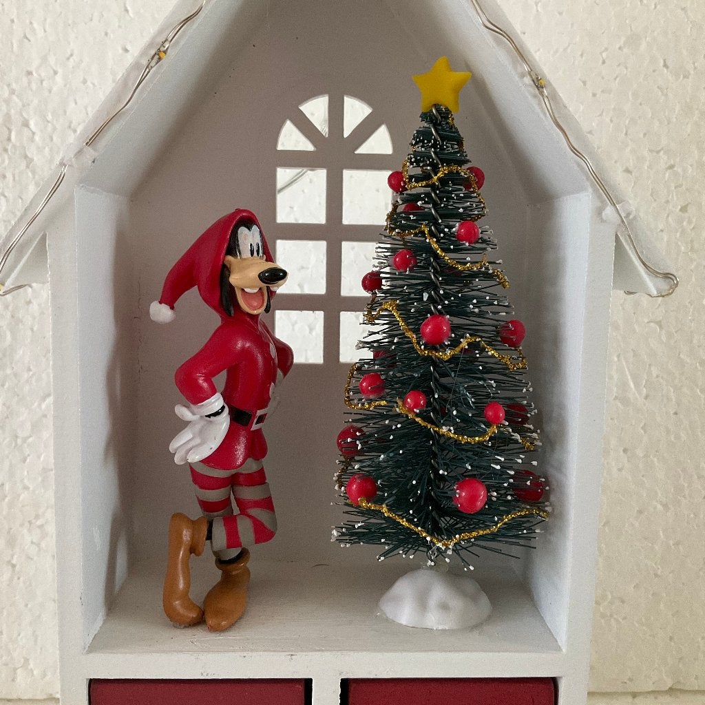 aftel kalender met Disney figuur van Goofy, Verzamelen, Ophalen of Verzenden, Goofy of Pluto, Zo goed als nieuw, Beeldje of Figuurtje