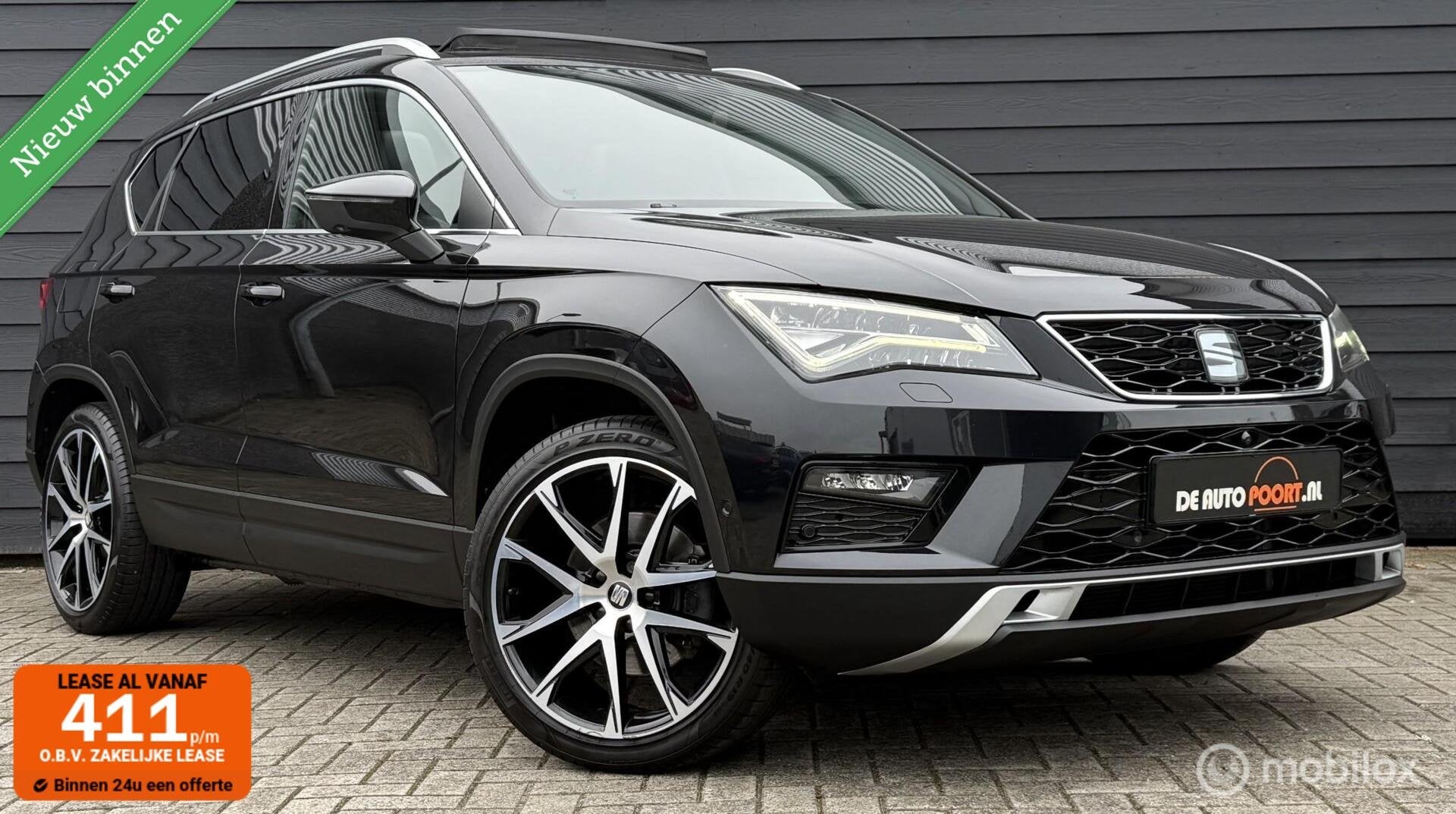 Seat Ateca 2.0 TSI 4DRIVE Intense 190PK Viritual/Pano.dak/Tr, Auto's, Automaat, Gebruikt, Euro 6, Ateca