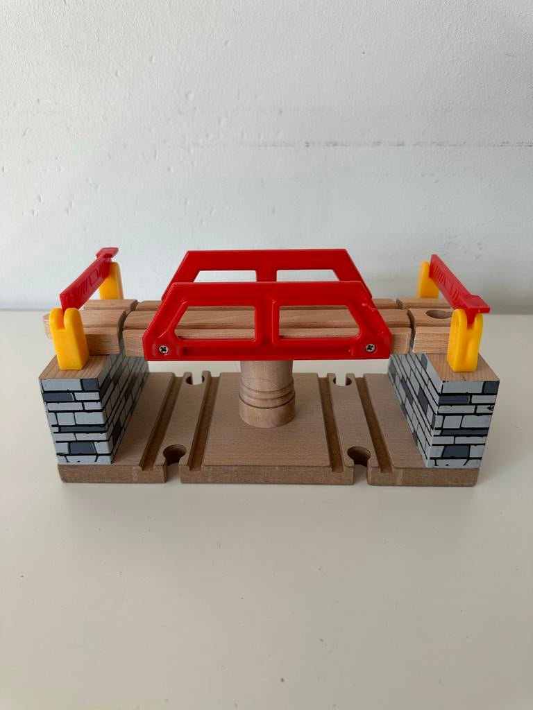 Draaibrug houten treinbaan, Ophalen of Verzenden, Gebruikt, Overige typen