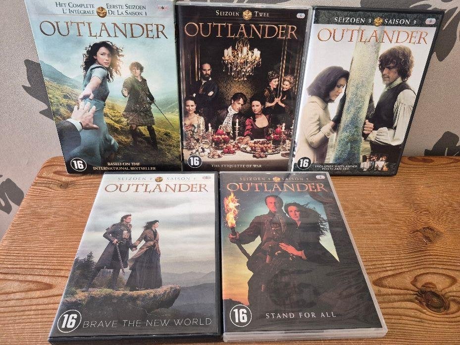 Outlander 1 t/m 5 - Absolute Nieuwstaat. NLO, Cd's en Dvd's, Dvd's | Tv en Series, Engels, Vanaf 16 jaar, Nederlands, Ophalen of Verzenden