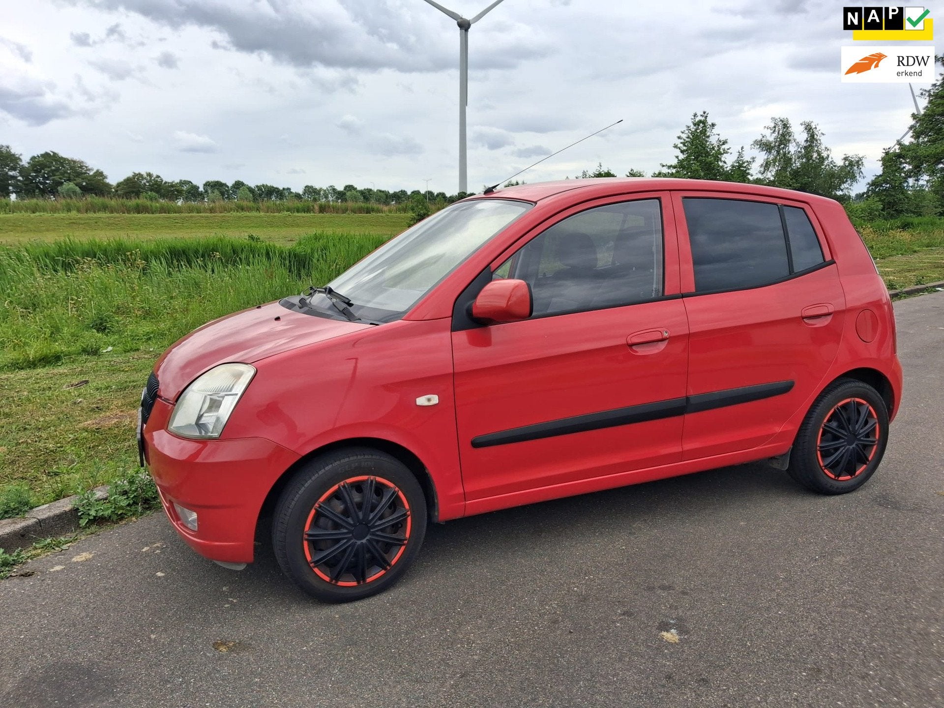 Kia Picanto 1.0 LX BJ 2004 Goede onderhouden apk gekeurd, Auto's, Kia, Voorwielaandrijving, Stof, 31 €/maand, 4 cilinders