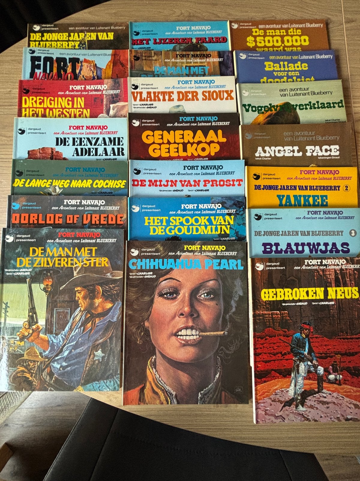 Luitenant Blueberry stripboeken - Complete serie (21 stuks), Complete serie of reeks, Ophalen of Verzenden, Gelezen