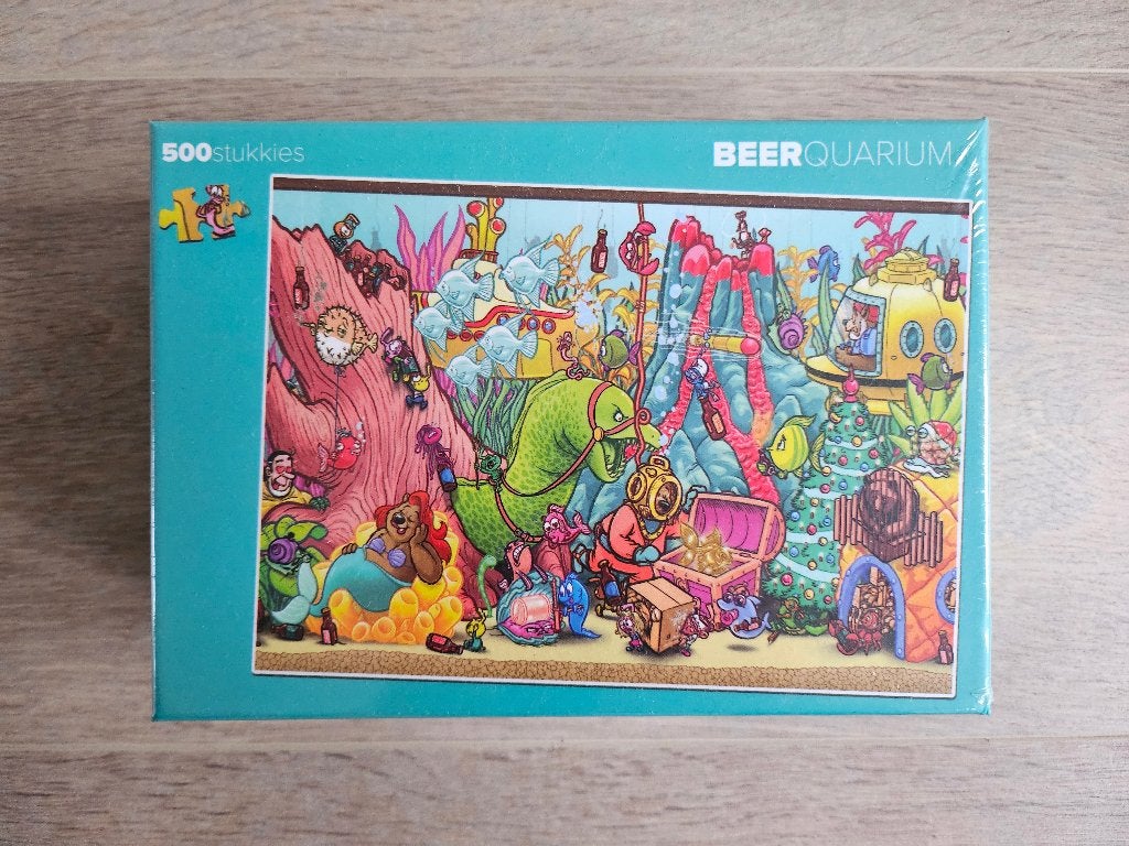 Nieuwe leuke grappige puzzel van Beer in a Box - 500 stukjes, Ophalen of Verzenden, 500 t/m 1500 stukjes, Nieuw, Legpuzzel