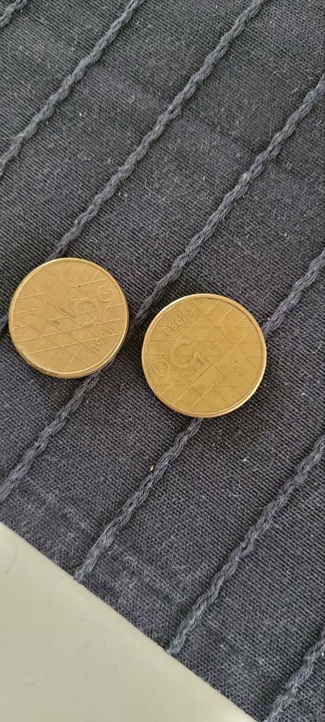 2x 5 Gulden Munt Koningin Beatrix 1988, Ophalen of Verzenden
