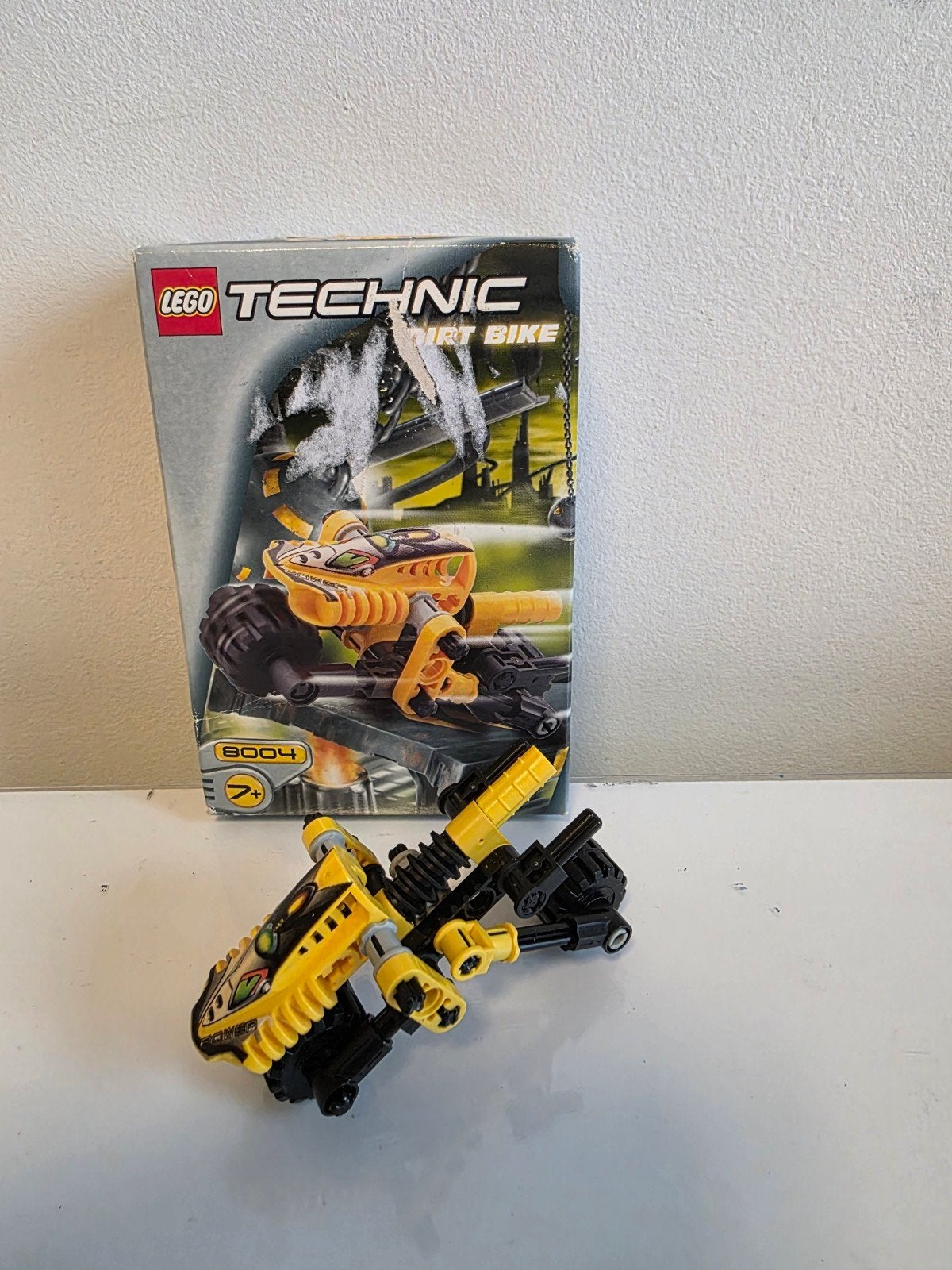 Lego Technic Set 8004 Dirt Bike, Compleet, Lego, Ophalen of Verzenden, Zo goed als nieuw