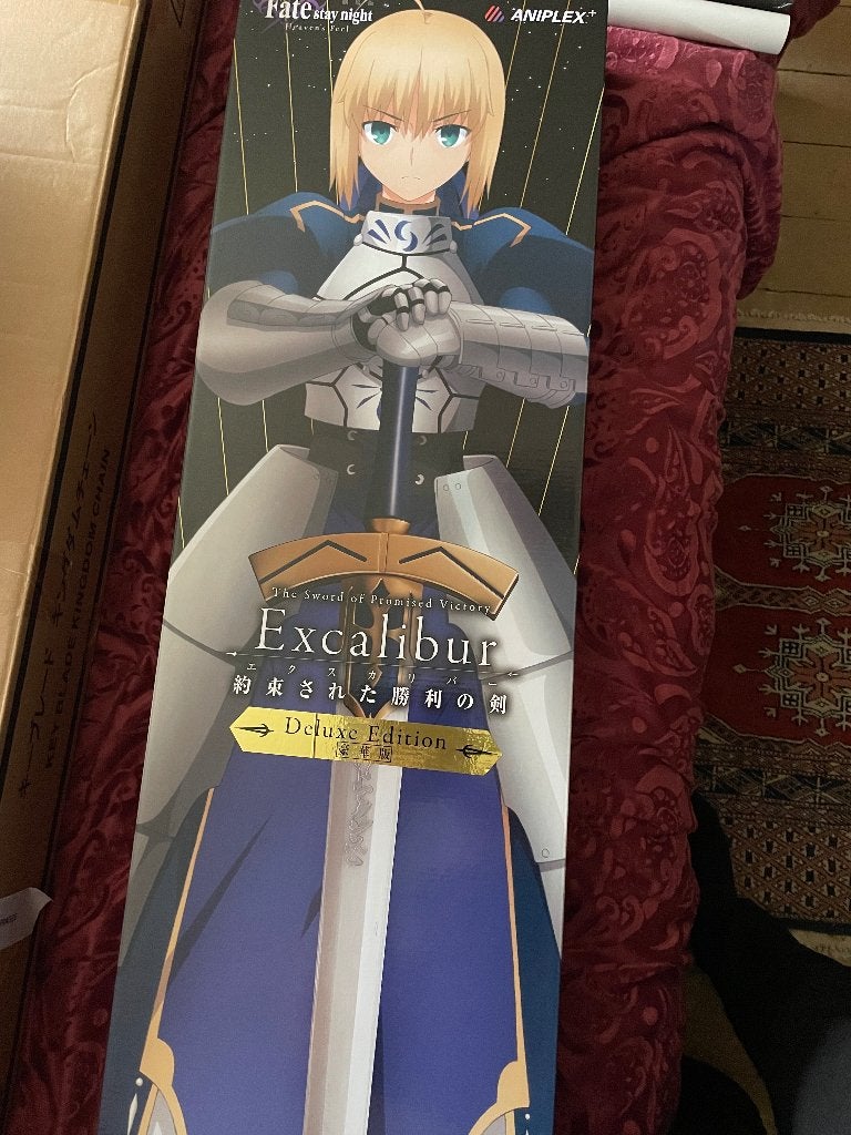 Anime fate saber prop, Ophalen of Verzenden, Zo goed als nieuw