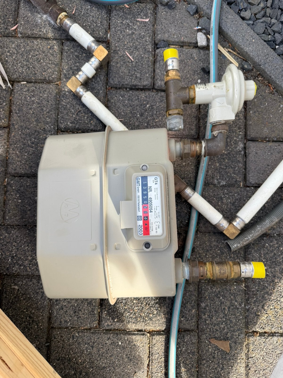 Gas-tussenmeter G4, Ophalen, Minder dan 60 cm, Minder dan 30 cm