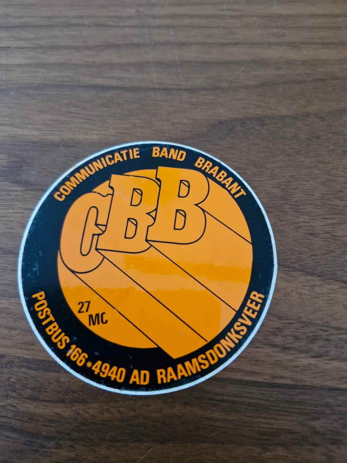11519  sticker Communicatie Band Brabant 27 MC Raamsdonksvee, Ophalen of Verzenden