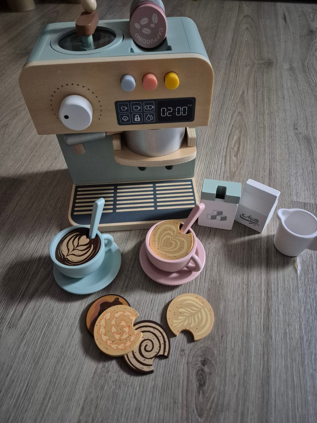 Houten Montessori Koffiezetapparaat met Accessoires, Nieuw, Ophalen of Verzenden, Onbekend, Onbekend