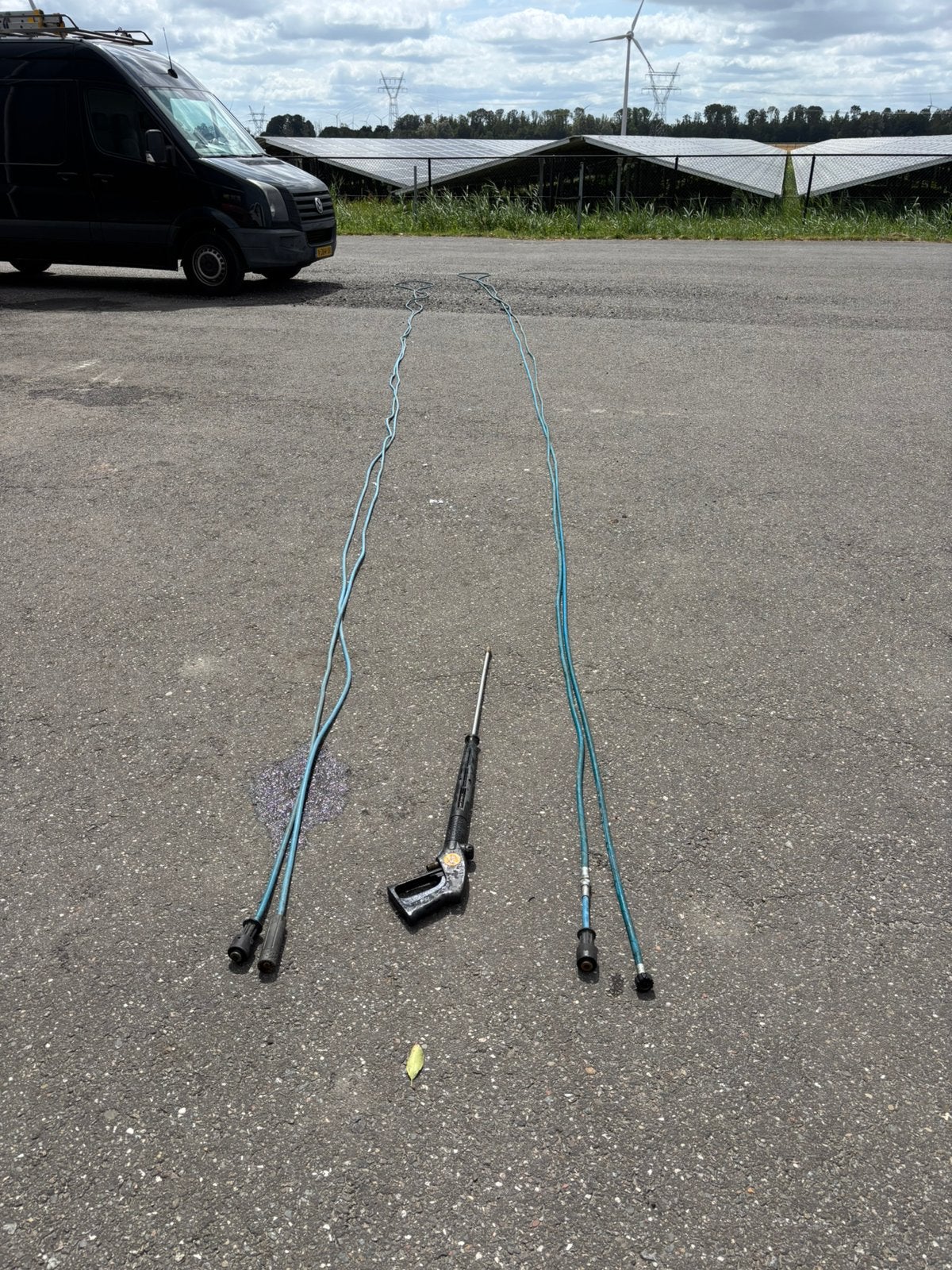 Hogedruk slang HD slang 2 stukken van 25 meter, Ophalen, Gebruikt, Nvt, Nvt