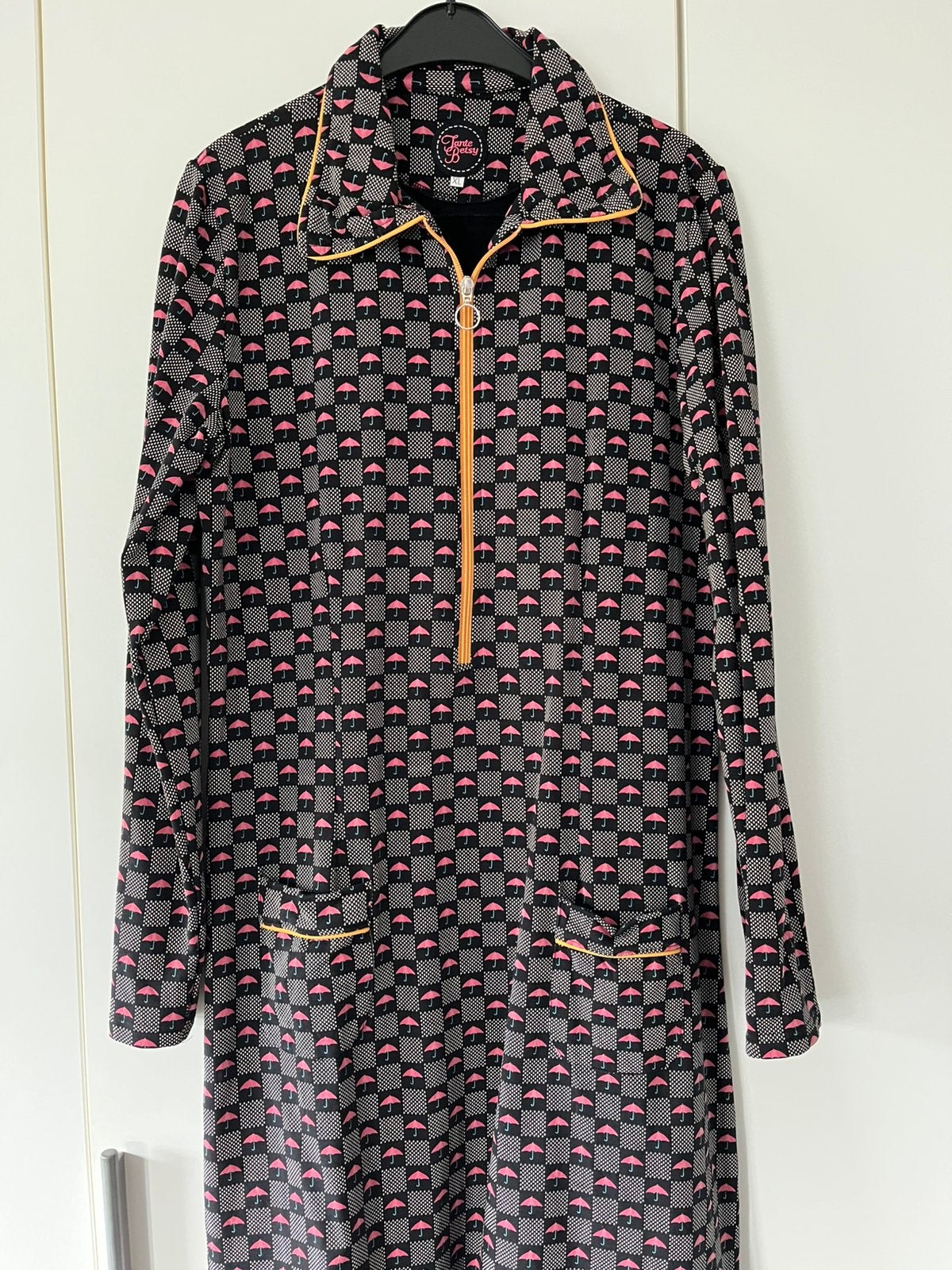 Tante Betsy jurk maat XL, Kleding | Dames, Blauw, Maat 46/48 (XL) of groter, Ophalen of Verzenden, Zo goed als nieuw