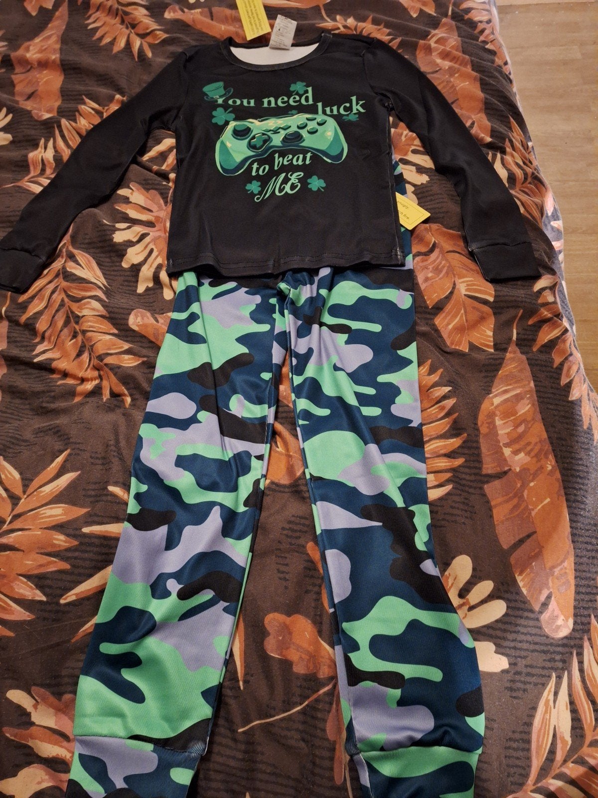 nieuw pyjama game afbeelding jongens maat 128 8-jarige, Ophalen of Verzenden, Nieuw, Jongen, Nacht- of Onderkleding
