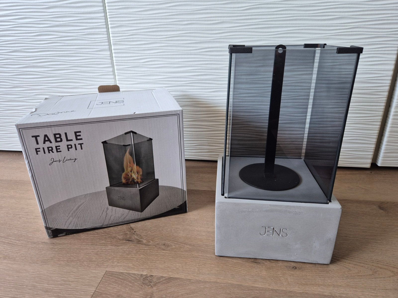 Nieuw! Ethanol Brander Jens Living, Overige typen, Nieuw, Ophalen of Verzenden, Grijs