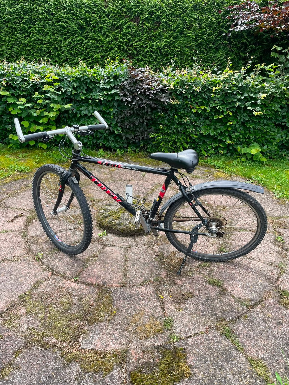 Toffe mountain bike trek zwart met rood 26 inch, Fietsen en Brommers, Ophalen, Gebruikt, Trek