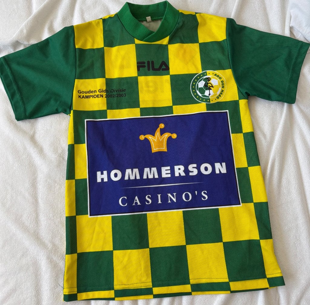 Zeldzaam Kampioensshirt ADO Den Haag 2002-2003, Ophalen of Verzenden, Zo goed als nieuw, Overige binnenlandse clubs, Shirt