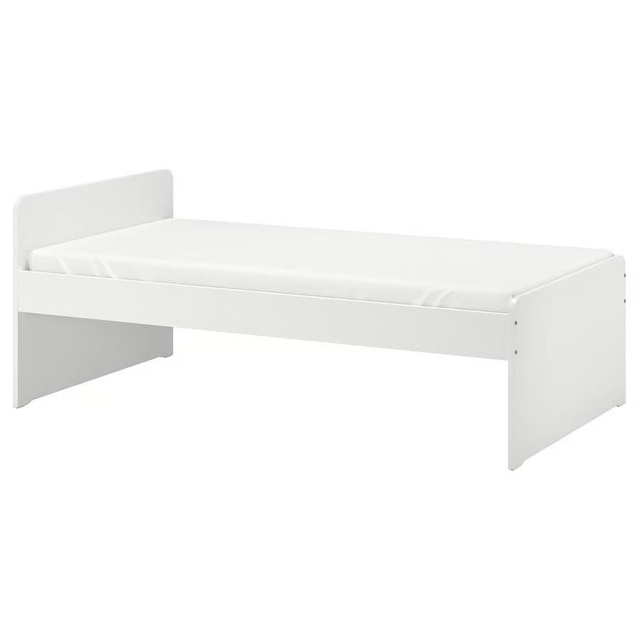 Bed with Slatted Base, Overige materialen, Ikea Slakt, 90 cm, Eenpersoons