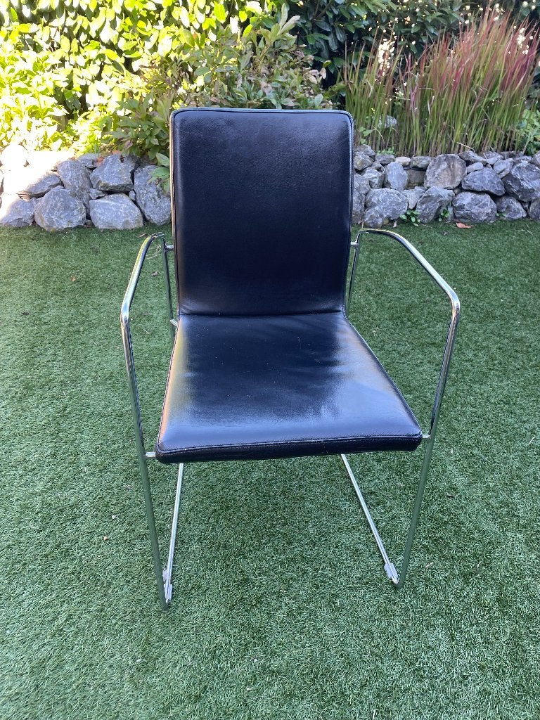 Design Eetkamerstoelen, Huis en Inrichting, Stoelen, Ophalen, Gebruikt, Zwart, Vijf, Zes of meer stoelen