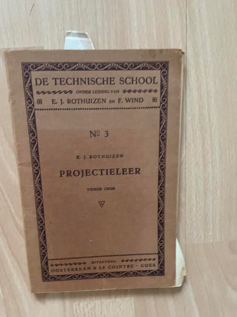 De Technische School Projectieleer No 3 - E.I. Rothuizen, Ophalen of Verzenden, Beta, Gelezen, Overige niveaus
