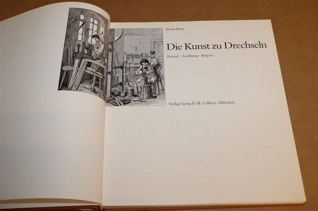 Die Kunst zu Drechseln — Houtdraaien Handboek, Boeken, Ophalen of Verzenden, Gelezen, Overige onderwerpen