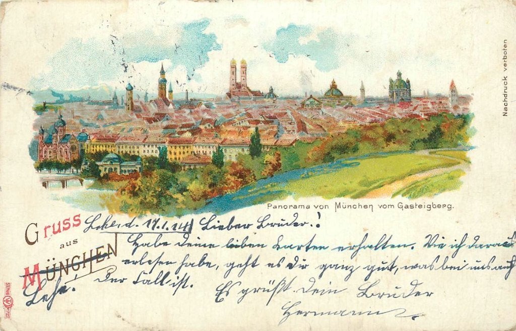 379-049-015 München, Verzamelen, Ophalen of Verzenden, Voor 1920, Duitsland