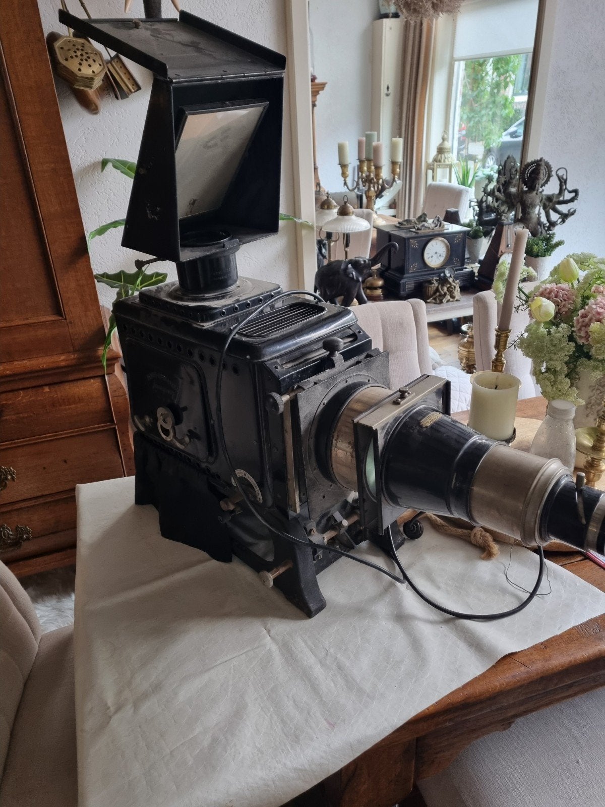 Epidiaskop en torpedo toverlantaarn , Liesegang, Ophalen, Voor 1940, Projector