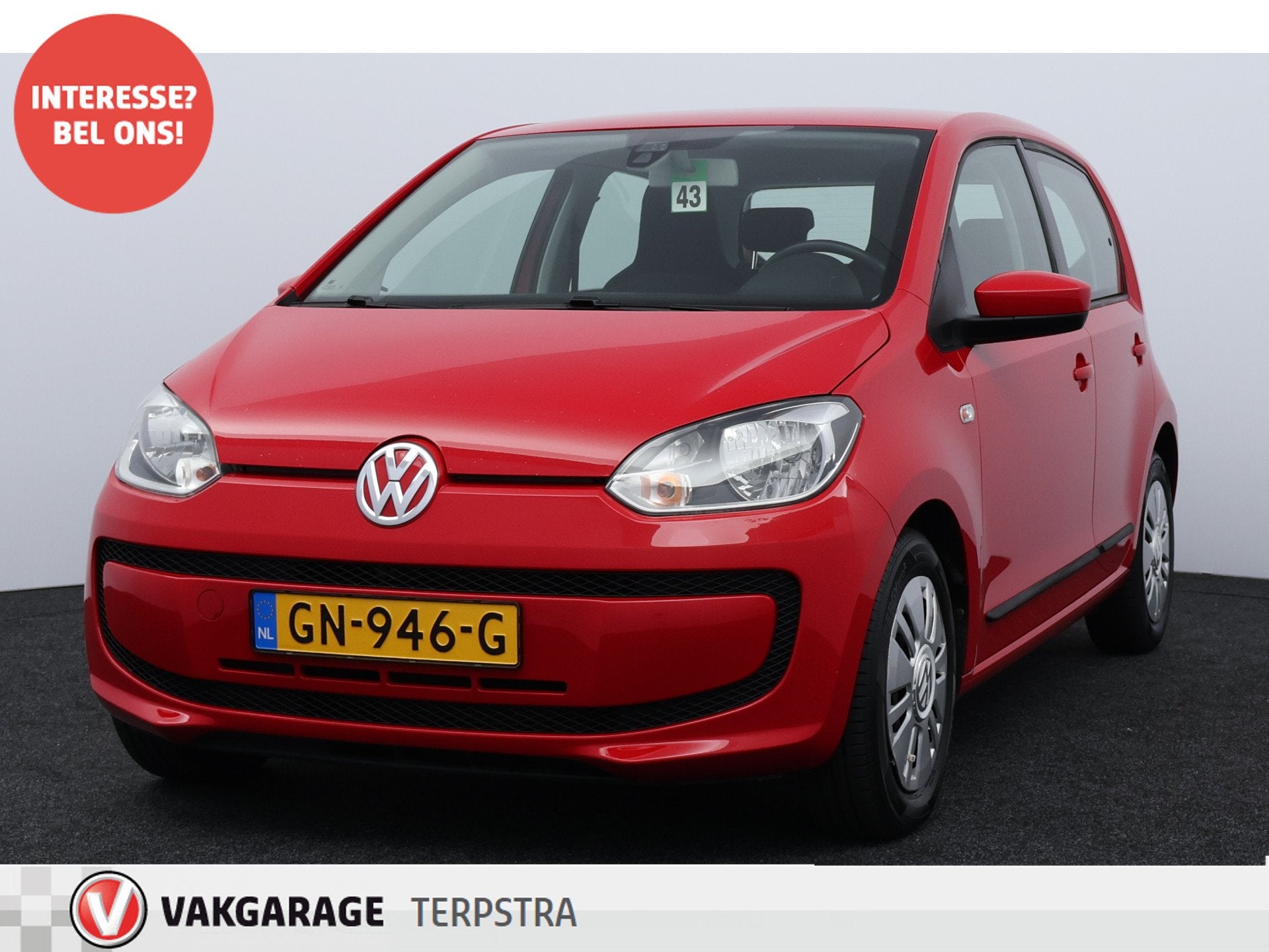 Volkswagen up! 1.0 move up! BlueMotion/ 5-Drs/ Airco/ C.V. A, Voorwielaandrijving, Stof, Gebruikt, Electronic Stability Program (ESP)