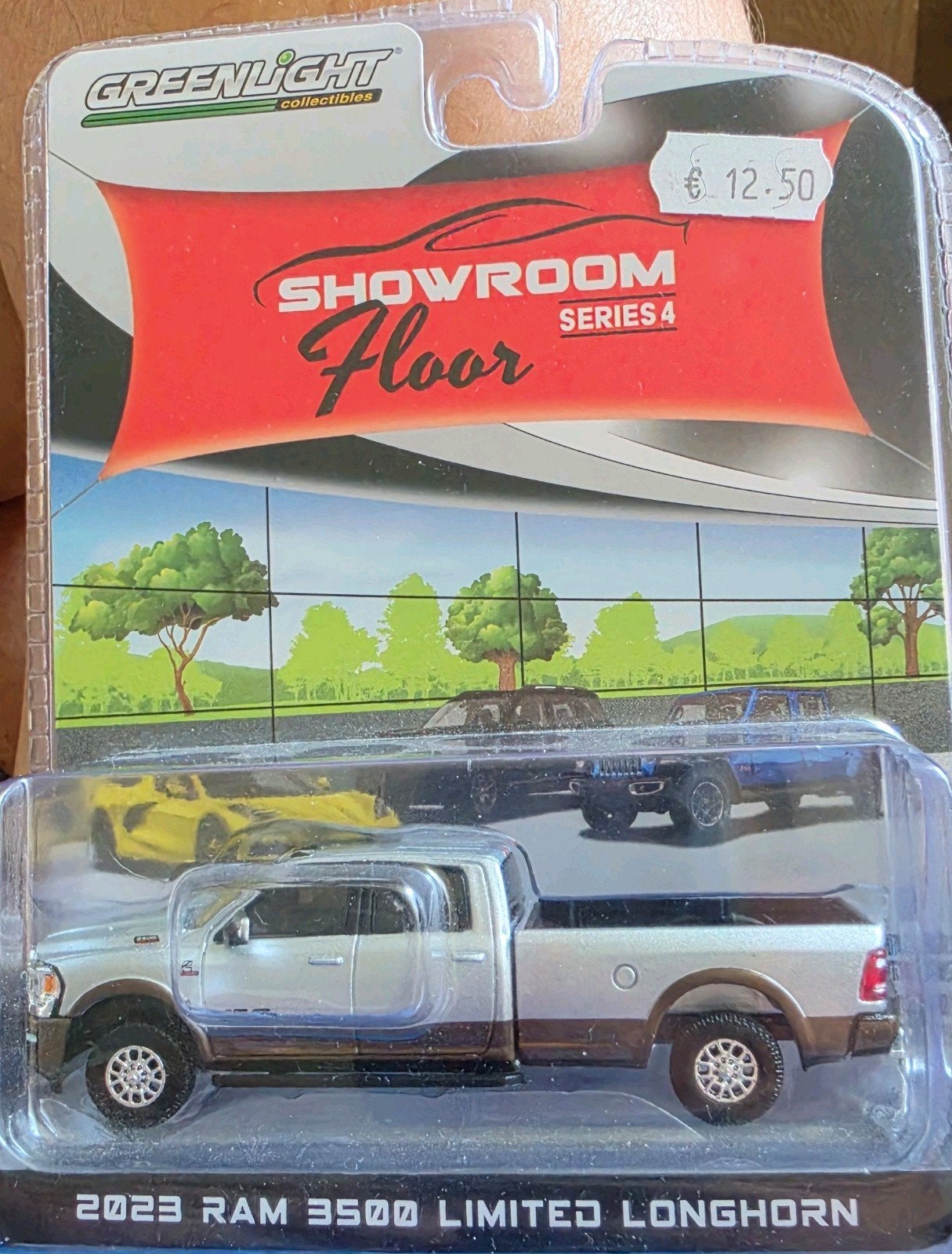 2023 RAM 3500 Limited Longhorn Greenlight 1:64, Ophalen of Verzenden, Nieuw, Auto