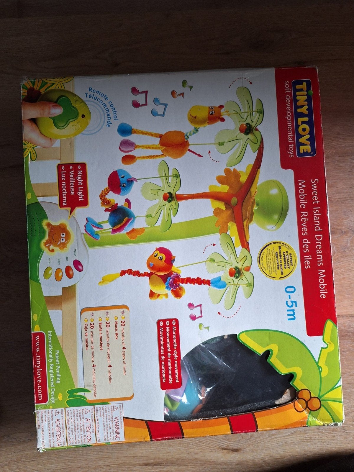 Boxmobiel tinylove, Ophalen of Verzenden, Minder dan 10 stukjes, Zo goed als nieuw, 6 maanden tot 2 jaar