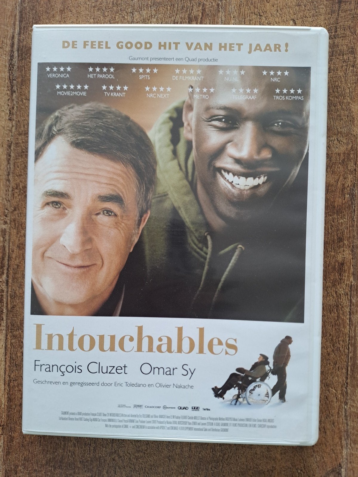 Intouchables dvd, Cd's en Dvd's, Nederlands, Ophalen of Verzenden, Zo goed als nieuw, Frans