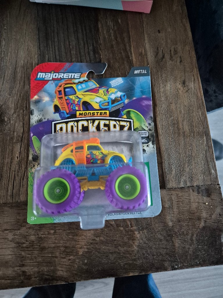 Volkswagen VW Beetle Monster Rockerz Majorette, Ophalen of Verzenden, Nieuw, Auto