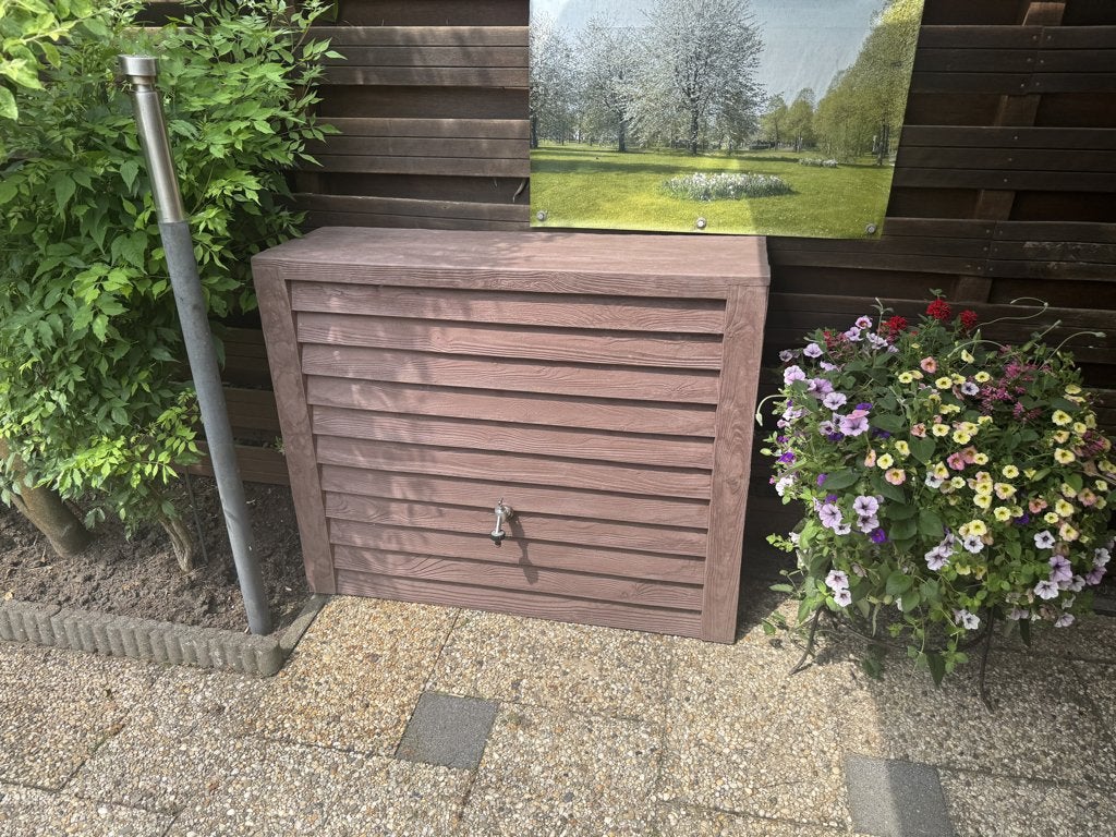 Regenton Garantia Woody (350 ltr), Ophalen, Kunststof, Gebruikt, Met kraantje