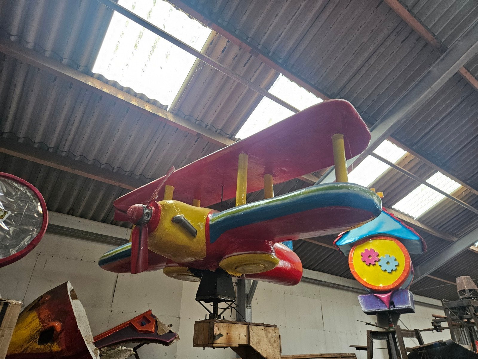 Mooie vliegtuig Decoratie - piepschuim carnaval, Ophalen, Carnaval