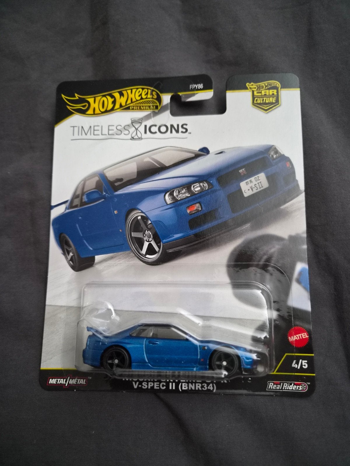 Hot Wheels Timeless Icons Nissan Skyline GT-R BNR34, Ophalen of Verzenden, Nieuw, Auto