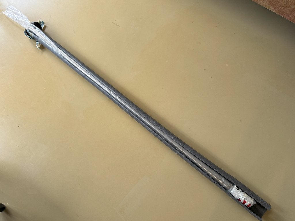Nieuwe RVS buis rond 48mm, trapleuning, Doe-het-zelf en Verbouw, Ladders en Trappen, Ophalen, Nieuw, Minder dan 2 meter