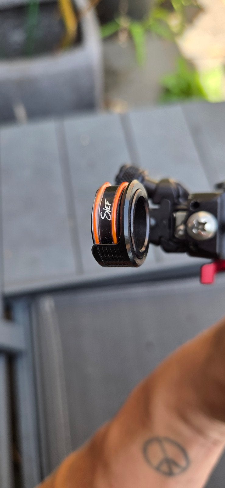 Recurve Axcel sight RH sjef, Ophalen of Verzenden, Nieuw