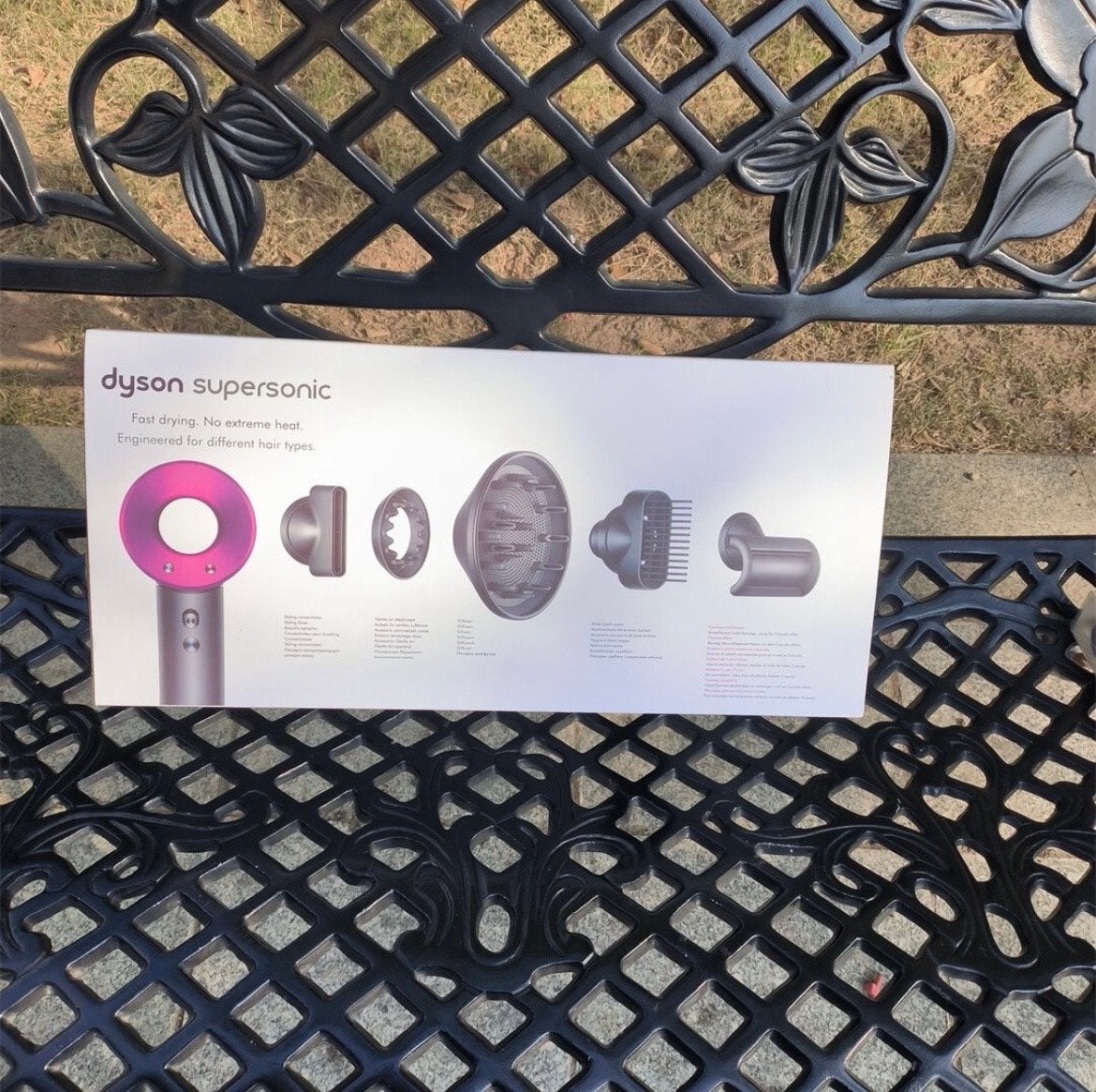 Dyson Supersonic haardroger met accessoires, Ophalen of Verzenden, Zo goed als nieuw, Haarverzorging