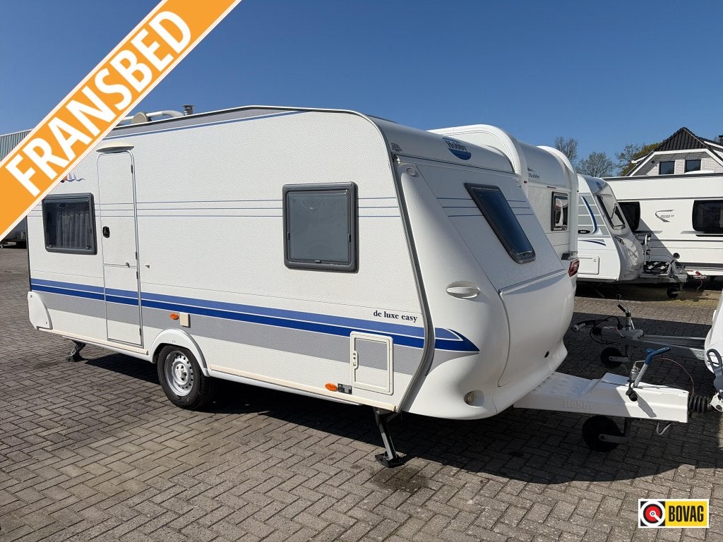 Hobby De Luxe 460 UFE Fietsendrager/voortent, Rondzit, Hobby, Tot en met 2, Bedrijf