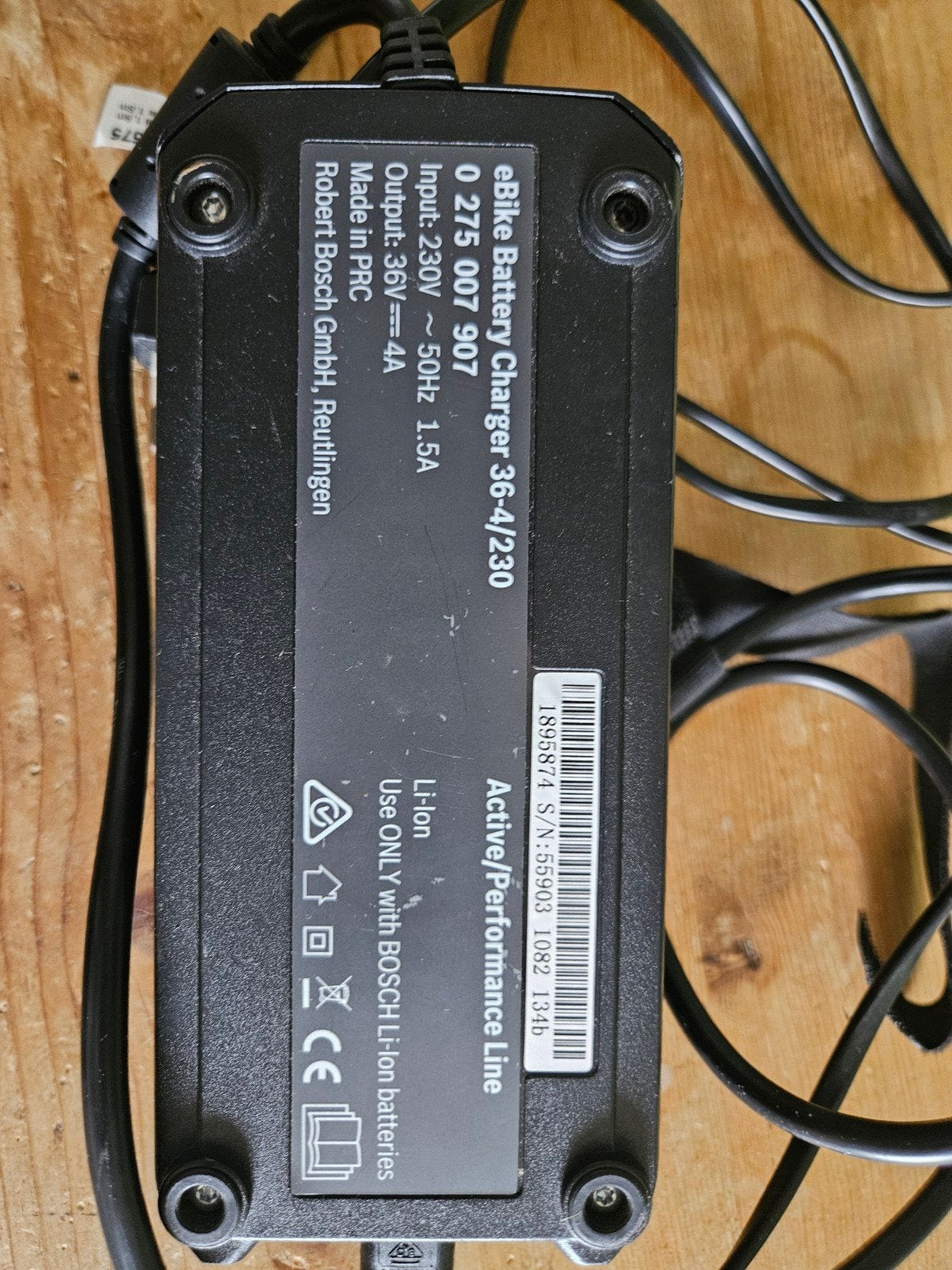 Bosch eBike Acculader 36V 4A Active/Performance Line, Ophalen of Verzenden