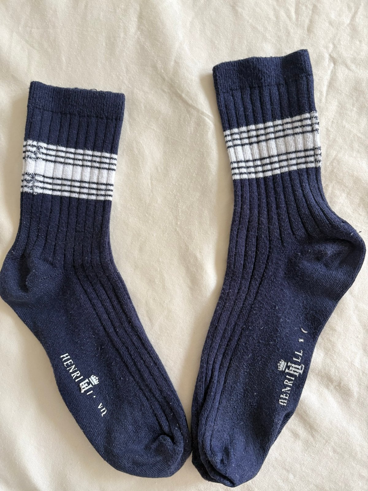 4 paar Henri Lloyd sokken, maat 38,  1 met badstof binnen, Sokken en Kniesokken, Blauw, Nieuw, Overige maten