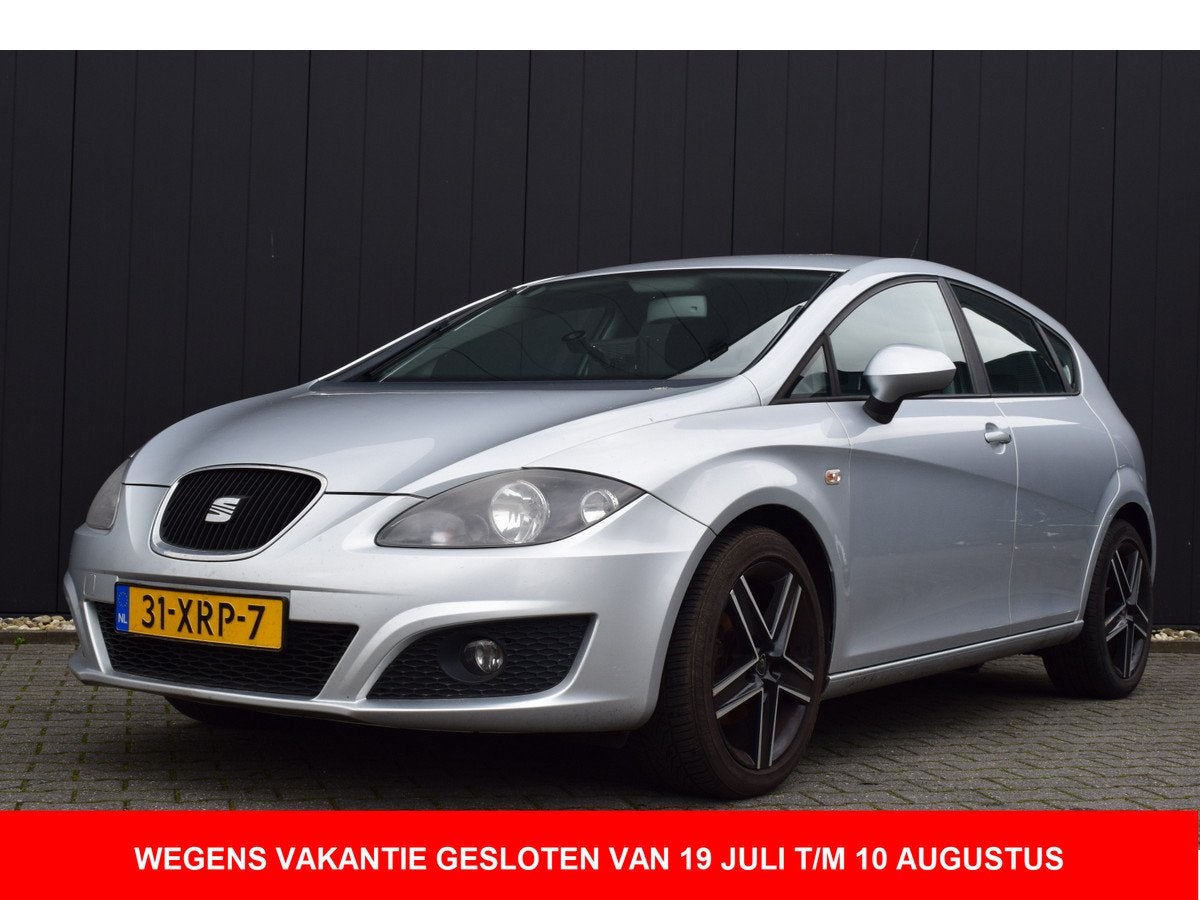 SEAT Leon 1.4 TSI Sport ECC | Sportstoelen | Carplay | 17 In, Auto's, Euro 5, Stof, Gebruikt, Zwart